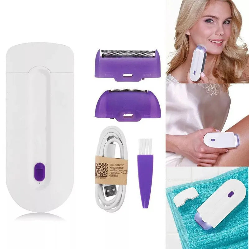 Women's Epilator Painless Hair Removal USB Shaving Device