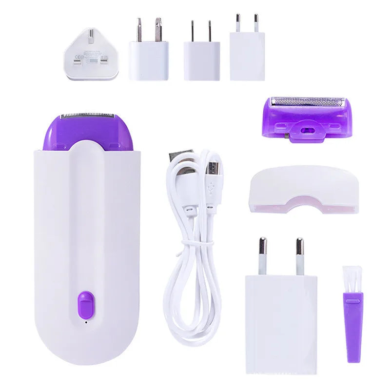 Women's Epilator Painless Hair Removal USB Shaving Device